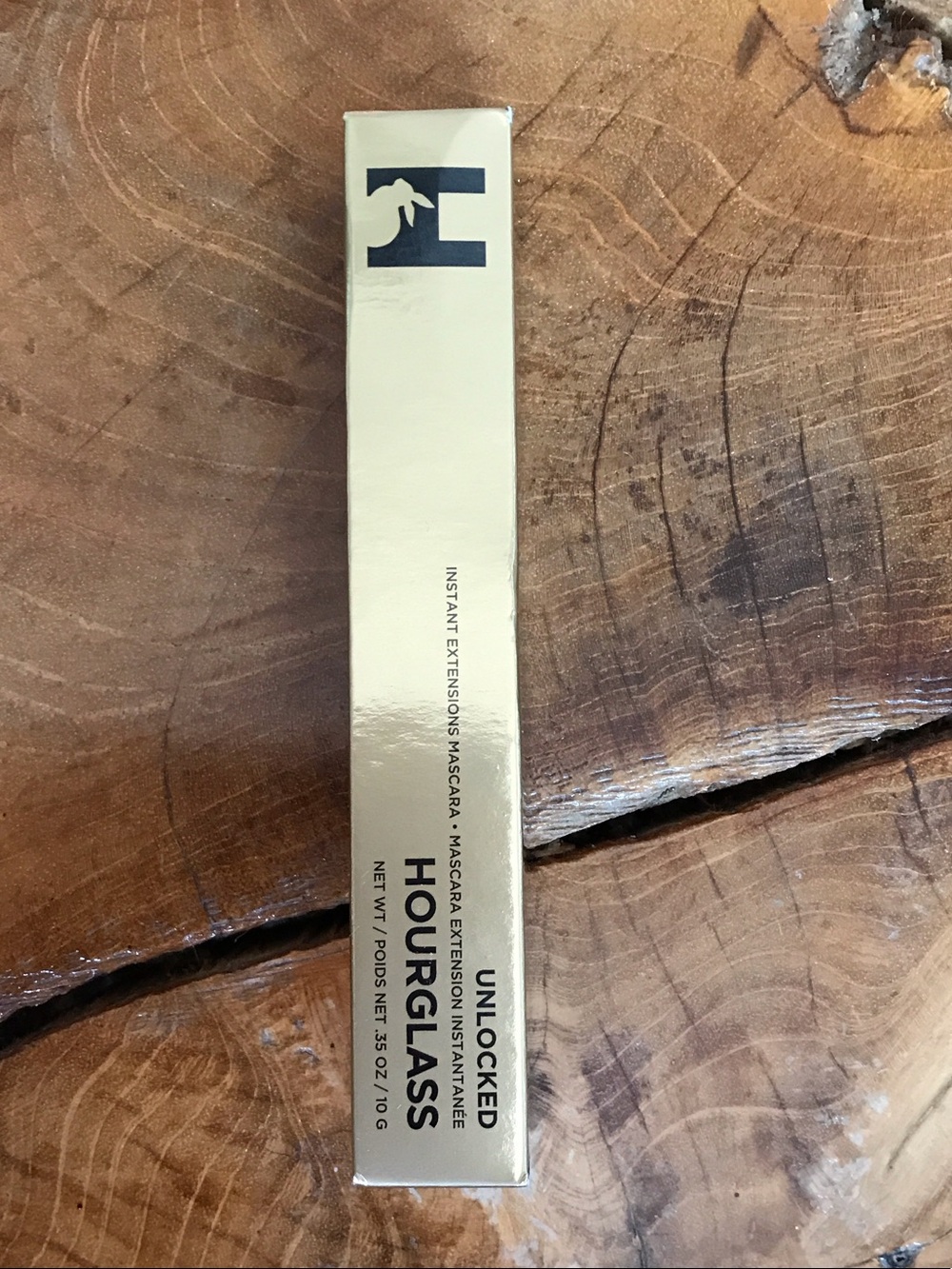 Hourglass Unlocked Instant Extensions Mascara - Metallic Gold Box